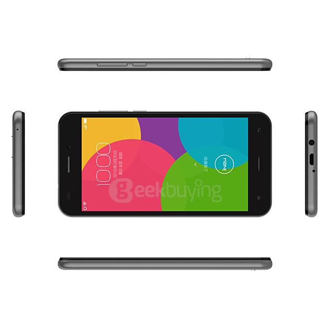 iNew U5 5.0inch IPS 1280x720 4G FDD-LTE Android 5.1 1GB RAM 16GB ROM Smartphone MT6735 Quad Core 8.0MP 2.0MP - Gray
