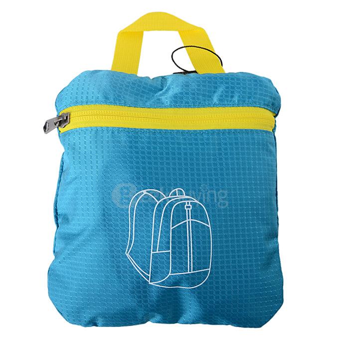 HASKY 0974 Outdoor Sports Foldable Water Resistant Nylon Backpack - Blue (20L)