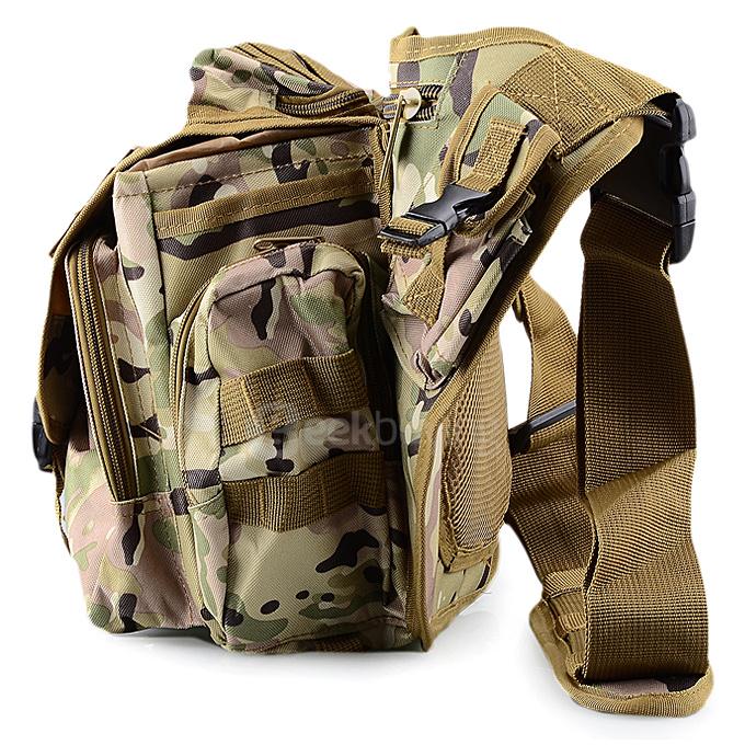 28L Capacity Tactical Multifunction Outdoor Single Shoulder Bag - CP Camouflage