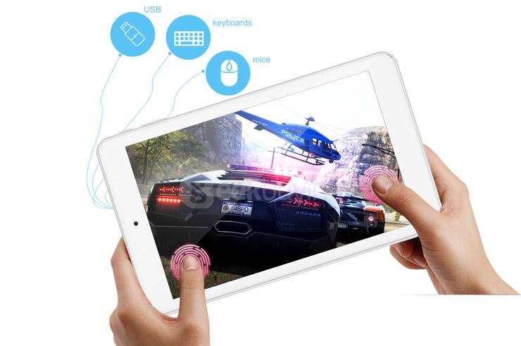 Cube iWork8 Ultimate 8 Inch Windows10 Multi-language Version 2GB/32GB Tablet PC Intel Cherry Trail Z8300 Quad Core 1.84GHz IPS 1280*800 Bluetooth HDMI WiDi - White