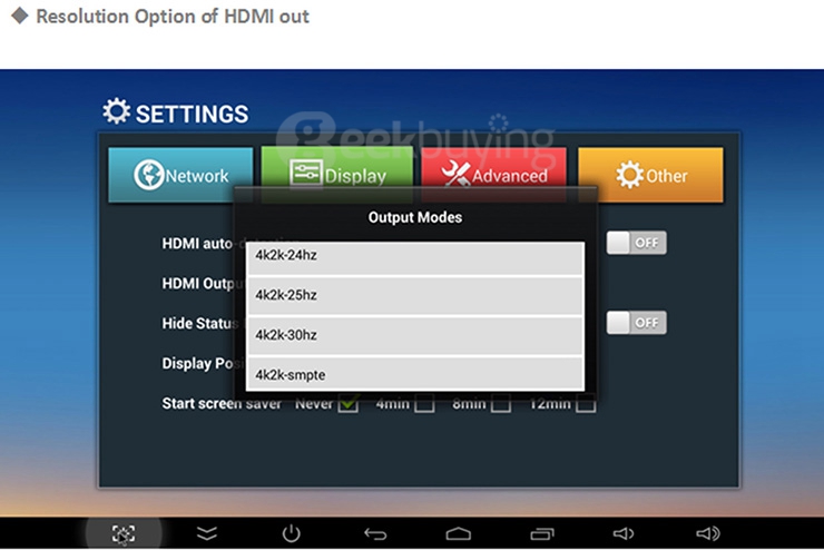 MXIII PRO Gigabit KODI TV BOX 4K*2K H.265 Decoding Android 4.4 Amlogic S812 Quad Core 2G/8G 2.4G/5G Dual Band WIFI Bluetooth4.0 Media Player