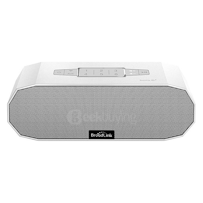 BroadLink MS1 Speaker Wifi Mini Portable Intelligent Audio System Ndfeb Magnet Dual Stereo Dual Passive Radio - White