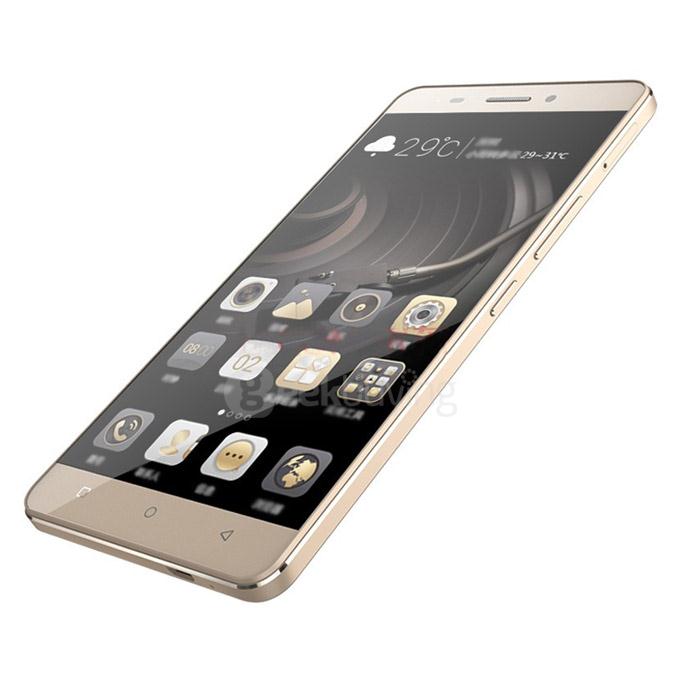 GIONEE M5 5.5inch HD 4G 6020mAh Battery Smartphone Android 5.1 64bit MTK6735 Quad Core 2GB 16GB 13.0MP OTG HiFi - Gold