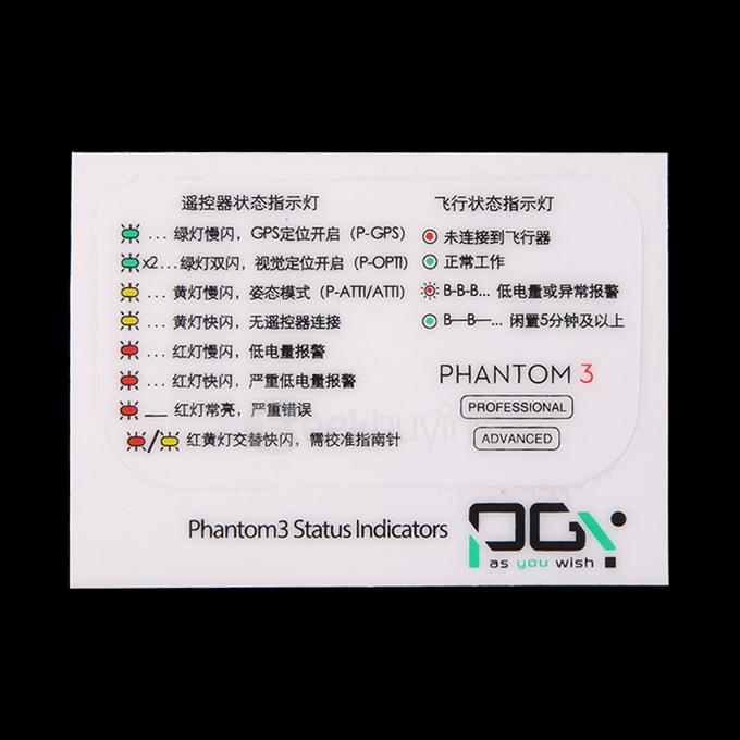 Status Indicator Sticker Chinese Version for DJI Phantom 3 Transmitter