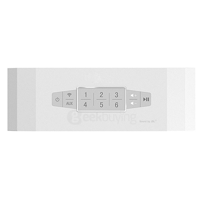 BroadLink MS1 Speaker Wifi Mini Portable Intelligent Audio System Ndfeb Magnet Dual Stereo Dual Passive Radio - White