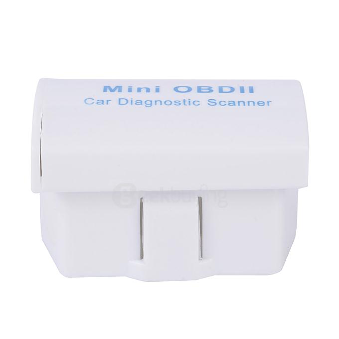 Mini OBDII Bluetooth Car Diagnostic Scanner - White