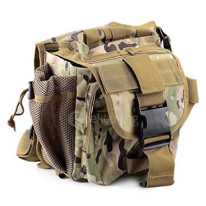 28L Capacity Tactical Multifunction Outdoor Single Shoulder Bag - CP Camouflage