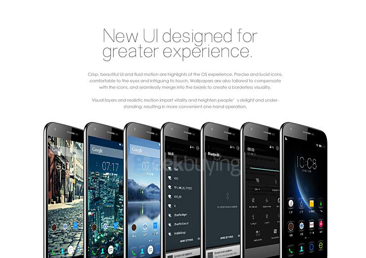 DOOGEE Y100 Plus 5.5inch 64bit 4G Android 5.1 2GB 16GB Smartphone MTK6735 Quad Core 2.5D Corning Gorilla Glass - White