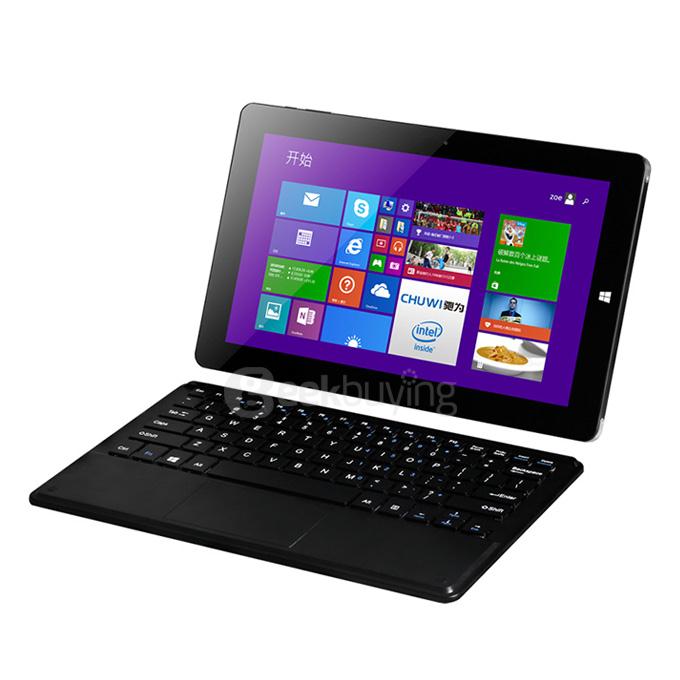 CHUWI Vi10 Pro 10.6 Inch Dual OS Windows8.1 + Android4.4 Tablet PC 2GB/64GB Intel Z3736F Quad Core 2.16GHz IPS 1366*768 Bluetooth HDMI WiFi - Black