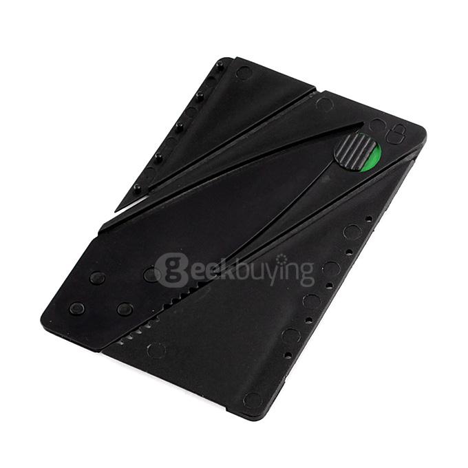 ACCU Multifunction Card Style Sharp-air DIY Folding Knife - Black