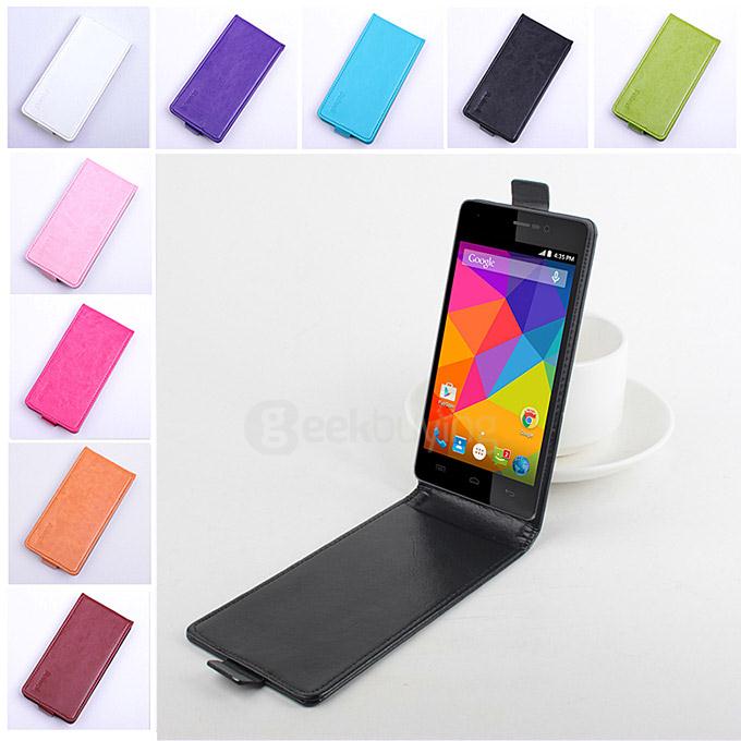 Baiwei Protective Hard Cover Up&Down Flip Stand Leather Case with Back Shell for Micromax Unite 3 Q372 - Green