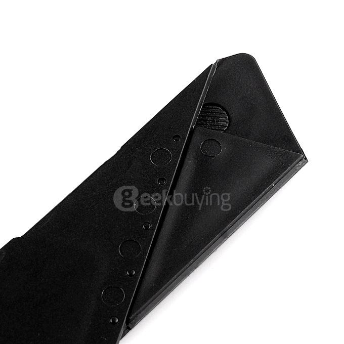 ACCU Multifunction Card Style Sharp-air DIY Folding Knife - Black