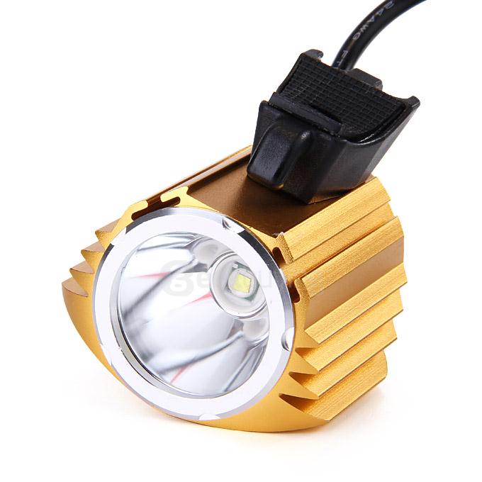 A12 CREE XM-L U2 1200LM LED Bicycle Flashlight - Gold