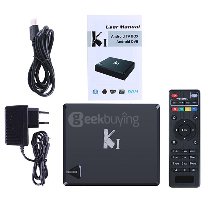 K1 Android 4.4.2 TV Box Amlogic S805 Quad Core 1G/8G WIFI LAN HDMI 1080P DLNA AirPlay Miracast 3G