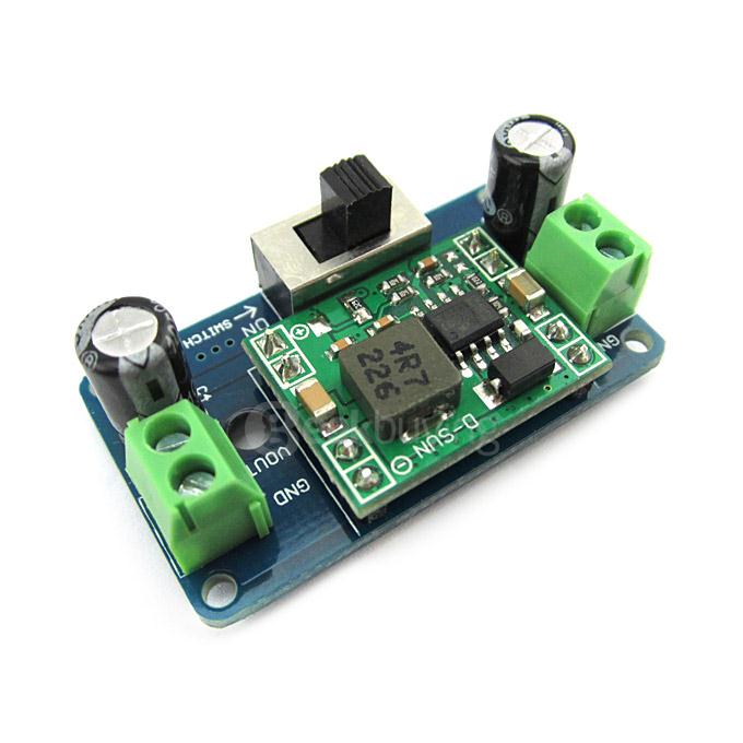 MP1584 5V Buck Converter 7-30V to 5V Step-down Regulator Module w/ Switch for Arduino DIY Project