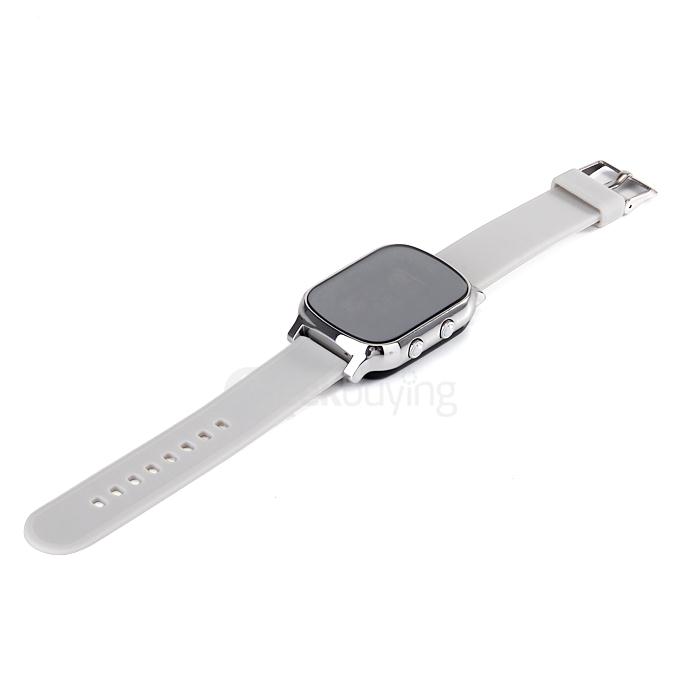 T58 Smart Mini GPS Tracker Watch OLED Bracelet for Kids Google Map SOS Button Two-way Communication GSM Phone - Silver