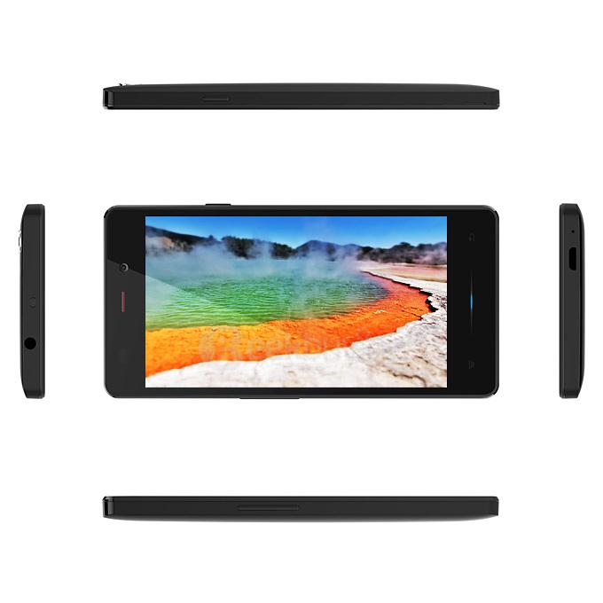 iNew U3 4G LTE 4.5inch Android 5.1 Smartphone 64bit MTK6735 Quad Core 1.0Ghz 1GB RAM 8GB ROM WiFi Direct - Black