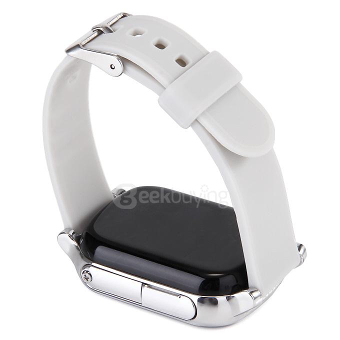 T58 Smart Mini GPS Tracker Watch OLED Bracelet for Kids Google Map SOS Button Two-way Communication GSM Phone - Silver