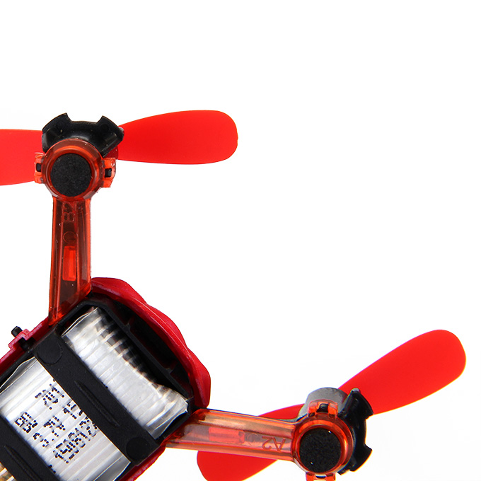 Global Drone GW008 Mini Skull 2.4G 4CH 6Axis Automatic Parallel System 3D Rolling RC Quadcopter - Red