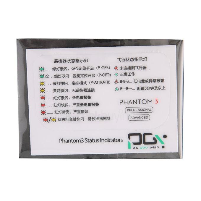 Status Indicator Sticker Chinese Version for DJI Phantom 3 Transmitter