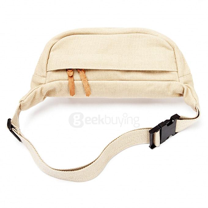 Original Xiaomi Bag Simple Canvas Waist Bag Casual Style - Khaki