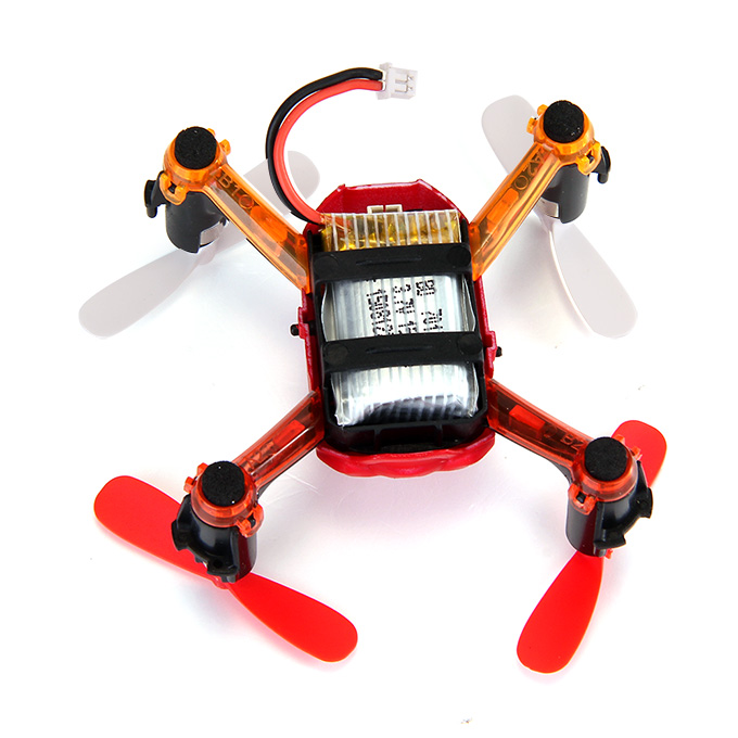 Global Drone GW008 Mini Skull 2.4G 4CH 6Axis Automatic Parallel System 3D Rolling RC Quadcopter - Red