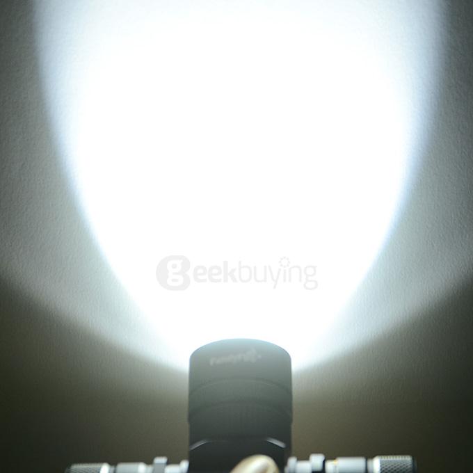 FandyFire CREE XM-L2 T6 1000lm 1-Mode Cool White Light Diving Flashlight w/ Strap - Black