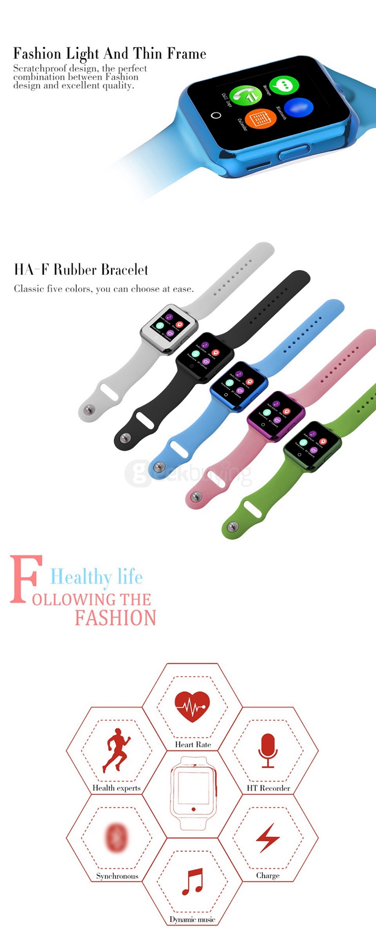 NO.1 D3 Smart Watch Phone Watch BT3.0 1.22