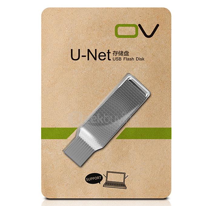 OV U-Net 8G Metal U Disk Speed USB Flash Drive - Silver