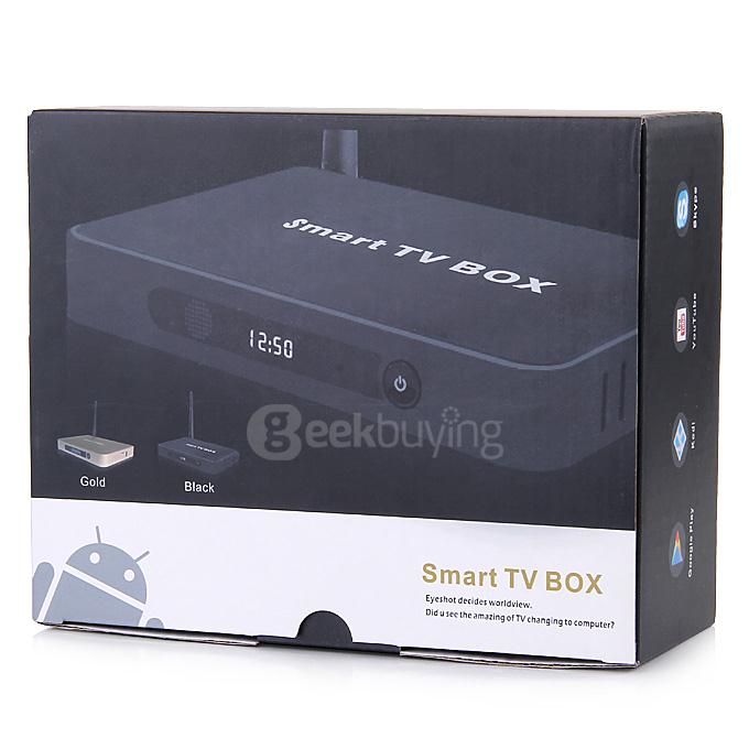 T9 4K TV BOX Amlogic S812 Quad Core 2G/8G 2.4G/5G WIFI Bluetooth4.0 KODI HDMI Dolby 3D - Gold