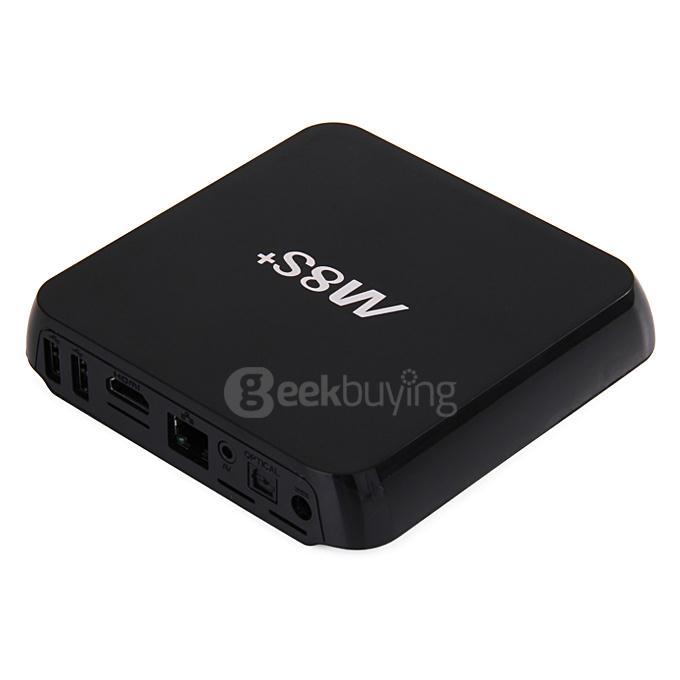 M8S+ Android 5.1 4K Mini Media Player Pre-installed KODI Amlogic S812 Quad Core 2.0 GHz 4.4 HD 2G/8G 2.4G/5G Gigabit LAN WIFI BT4.0