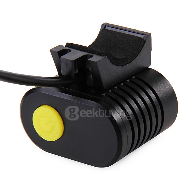 B1 2*CREE XM-L2 T6 1200LM LED Bicycle Flashlight - Black