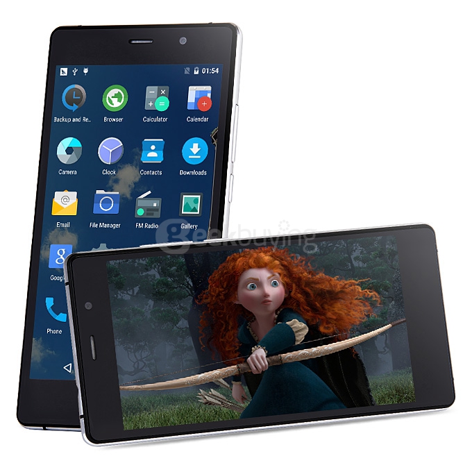 UMI Fair 5.0inch HD 4G FDD-LTE Android 5.1 1GB 8GB Smartphone 64bit MT6735 Quad Core TOUCH ID 13.0MP Camera - Black