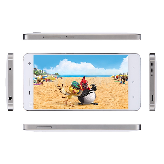Xiaomi Mi4 5.0Inch MIUI V6 2GB 16GB 4G FDD-LTE Smartphone Snapdragon801 Krait 400 Quad Core 2.5GHz Infrared Remote- White