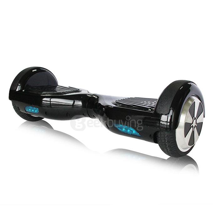 6.5 Inches 2200mAh Dual Wheel Self Balancing Scooter Electric Urban Shredder Drifting Board with Bumper - Black