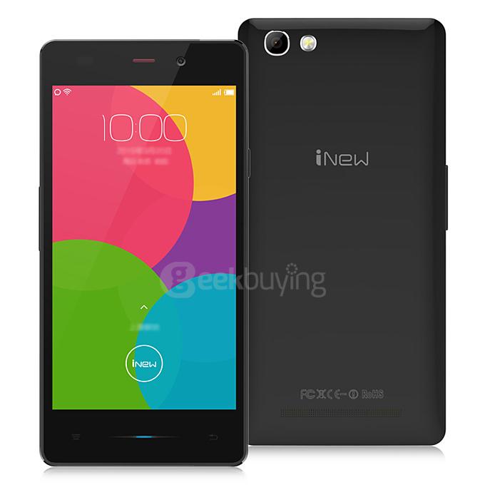 iNew U3 4G LTE 4.5inch Android 5.1 Smartphone 64bit MTK6735 Quad Core 1.0Ghz 1GB RAM 8GB ROM WiFi Direct - Black