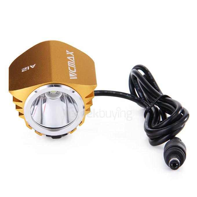 A12 CREE XM-L U2 1200LM LED Bicycle Flashlight - Gold