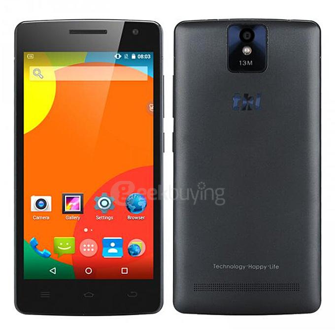 THL 2015A 5.0inch 1280x720 Android 5.1 4G 64bit MTK6735 Quad Core Smartphone 2GB 16GB 13.0MP 8.0MP - Black