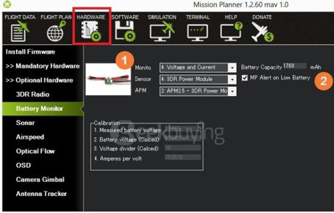 Mini APM Pro Flight Controller with NEO-6M GPS Power Supply Module for Multicopter