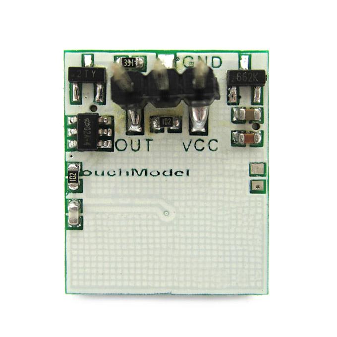 Digital Capacitive Touch Sensor Switch Module W/ Isolated Glass Panel / Yellow LED for Arduino