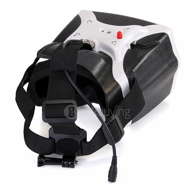 Headplay 5.8G FPV Goggles Aerial Video Glasses FOV72 1280*800 HD HDMI40 - White