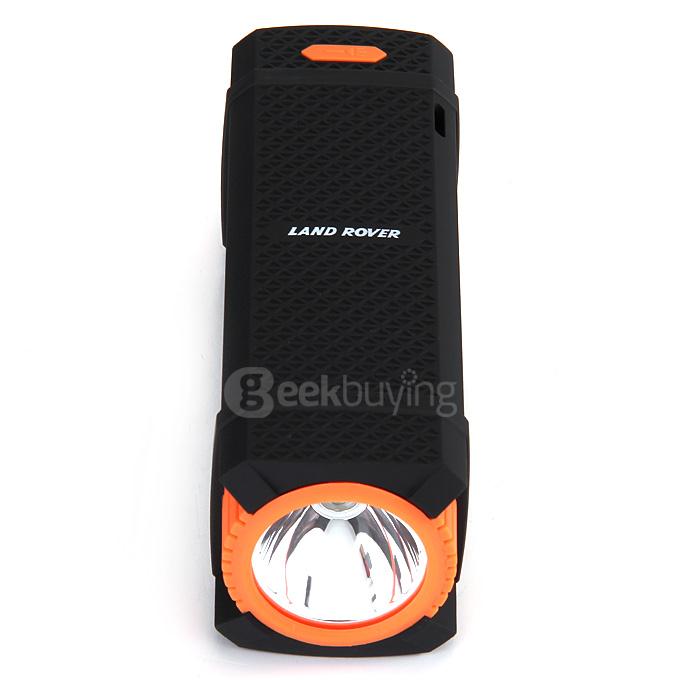 Discovery S5 12000mAh Mobile Power Bank Dual USB 2.1A External Battery Charger with Flashlight for iPhone Samsung HTC XIAOMI - Dark Orange
