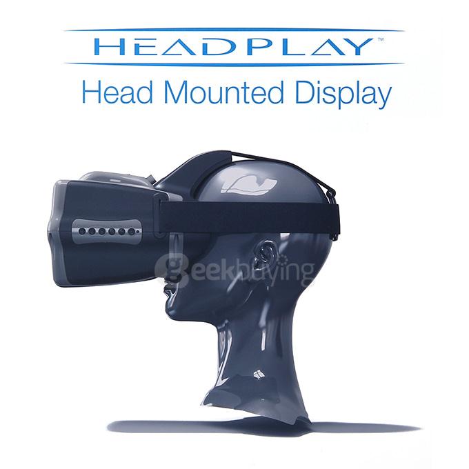 Headplay 5.8G FPV Goggles Aerial Video Glasses FOV72 1280*800 HD HDMI40 - White