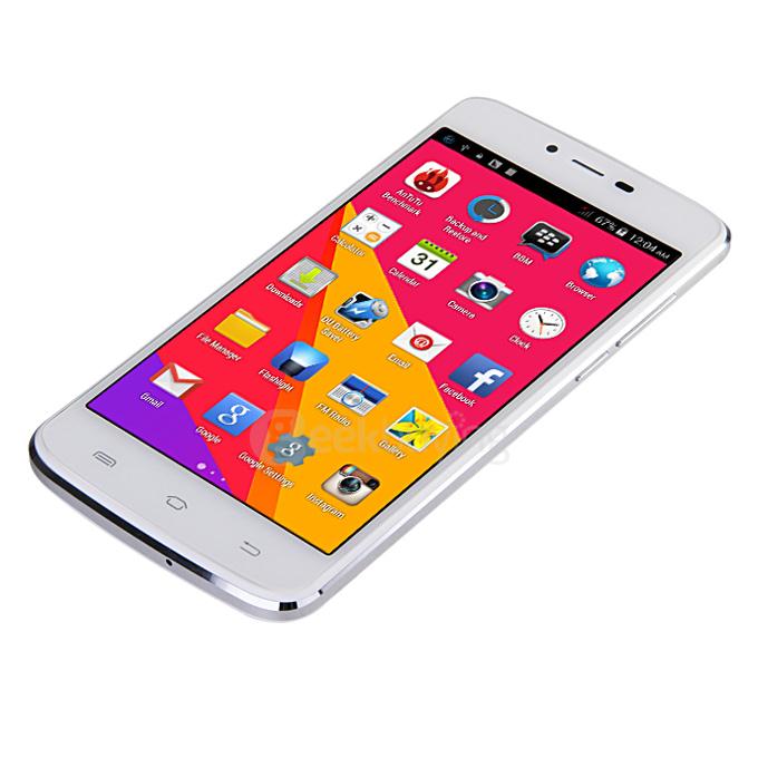 AMIGOO MG200 5.0inch QHD MTK6572 Dual Core 1.2GHz Smartphone Android 4.4 512MB 4GB 5.0MP 3G GPS Smart Wakeup - White