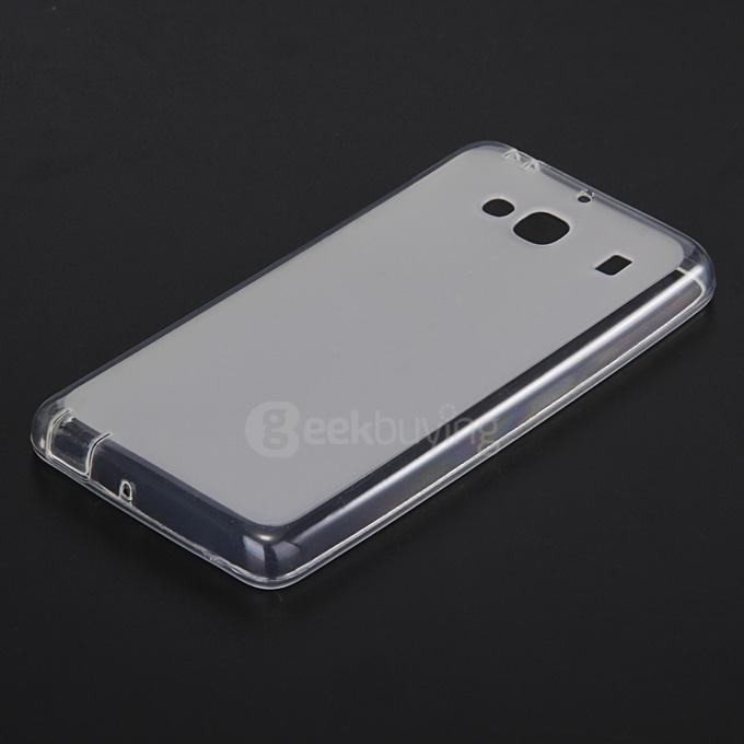 Soft TPU Cover Case Shell Back Case Protective Cover for for XIAOMI Redmi 2 Hongmi 2 - Transparent
