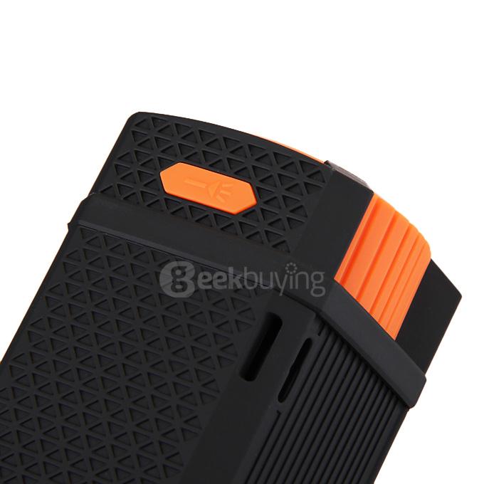 Discovery S5 12000mAh Mobile Power Bank Dual USB 2.1A External Battery Charger with Flashlight for iPhone Samsung HTC XIAOMI - Dark Orange