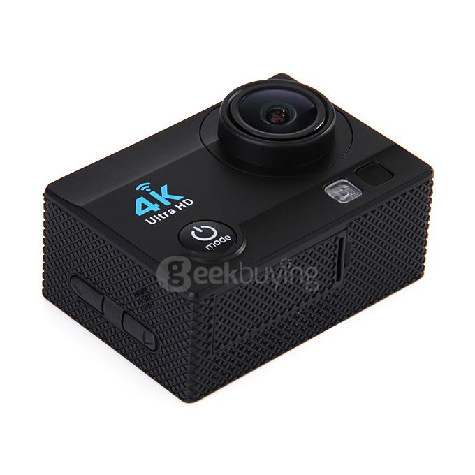 X1 Allwinner V3 Ultra HD DV Sport Camera with 16.0M Pixels 1080P H.264 170 Degrees Wide Angles WiFi Function - Black
