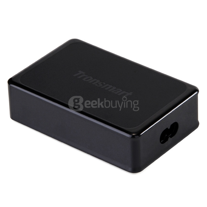 Qualcomm Certified Tronsmart Quick Charge 2.0 54W 5 Ports Desktop USB Charger Wall Charger with 1.8M DC/0.8M AC Cable for Samsung/Sony - UK Plug