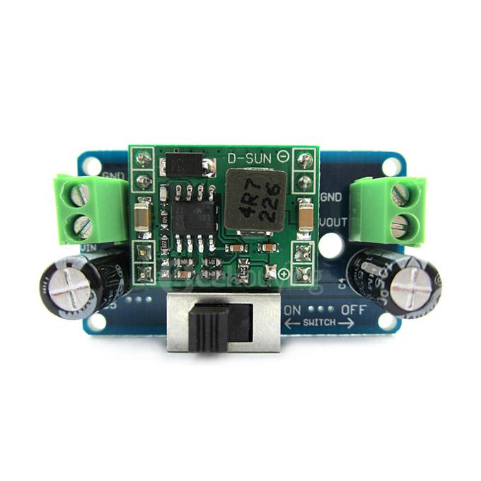 MP1584 5V Buck Converter 7-30V to 5V Step-down Regulator Module w/ Switch for Arduino DIY Project