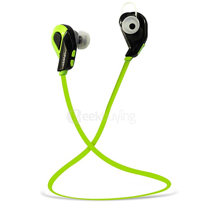 Uhappy S02 Sports Headset Stereo Bluetooth 4.1 Wireless Headset In-Ear Microphone Handfree Anti-Sweat Earphone - Green